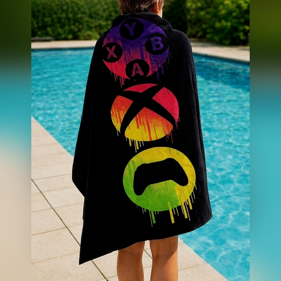 Xbox Other - Xbox Official Gamers Beach Pool Bath Towel 28" x 58" Swimming New
